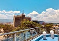 Acacia Hotel view at the roof top Royalty Free Stock Photo