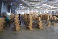Acacia panel production in Vietnam