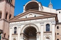 Acade of Basilica of Sant`Andrea in Mantua Royalty Free Stock Photo