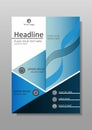 Academic book cover design. Journals, conferences, articles. Vector