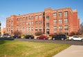 Academic building on a college campus Royalty Free Stock Photo