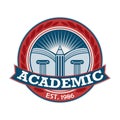 Academic logo design Royalty Free Stock Photo