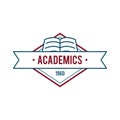Academics badge design