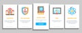 Academy Educational Onboarding Elements Icons Set Vector