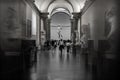 Academy of Fine Arts in Florence, Italy, with the iconic statue of David in the middle