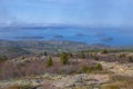 Acadia National Park aerial view, Maine, USA Royalty Free Stock Photo