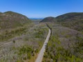 Acadia National Park aerial view, Maine, USA Royalty Free Stock Photo