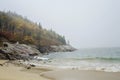 Acadia National Park Sand beach Royalty Free Stock Photo