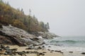 Acadia National Park Sand beach Royalty Free Stock Photo