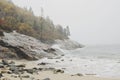 Acadia National Park Sand beach Royalty Free Stock Photo