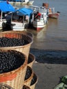 Acai in baskets Royalty Free Stock Photo