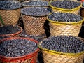 Acai in baskets Royalty Free Stock Photo