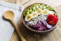 Acai bowl with fruit Royalty Free Stock Photo