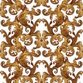 Acanthus plant leaves arranged in intricate square frame. Popular decorative motif in antiquity and baroque art. Tattoo