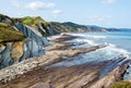 The Acantilado Flysch in Zumaia - Basque Country, Spain