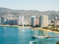 Acapulco Bay view on buitiful sunny day Royalty Free Stock Photo