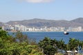 Acapulco in the state Guerrero is one of the main tourist destinations in Mexico, famous for its beaches and nightlife Royalty Free Stock Photo