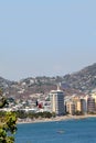 Acapulco in the state Guerrero is one of the main tourist destinations in Mexico, famous for its beaches and nightlife Royalty Free Stock Photo