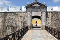 Acapulco, Guerrero, Mexico - Apr 28 2023: Fort San Diego protect from pirates and the Mexican Revolution