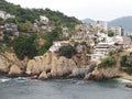 Acapulco Hotels and Cliffs Royalty Free Stock Photo