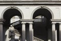 Accademia di Brera courtyard in the centre of Milan