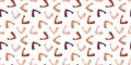 Accelerate Action seamless pattern with pose hands show strength.