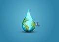 Accelerating Change - World Water Day and World Toilet Day 2023 Concept.