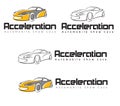 Acceleration Automobile showcase Royalty Free Stock Photo