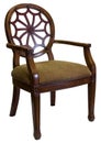 Accent Chair in Cherry Wood Royalty Free Stock Photo