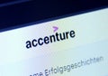 Accenture logo Royalty Free Stock Photo