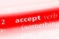 accept