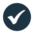 Accept, approve, check, confirm, success, yes icon. Simple vector sketch.