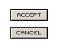 Accept and cancel buttons