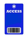 Access all areas pass Royalty Free Stock Photo