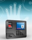 Access control - fingerprint scanner 3 Royalty Free Stock Photo