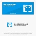 Access, Control, Turnstiles, Underground SOlid Icon Website Banner and Business Logo Template