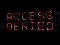 Access denied Royalty Free Stock Photo