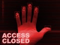 Access denied background Royalty Free Stock Photo