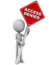 Access denied Royalty Free Stock Photo