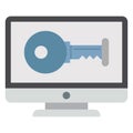 Access denied, blocked site Color Vector icon which can easily modify or edit