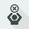 Access denied - Privacy concept - Vector web icon