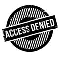 Access Denied rubber stamp Royalty Free Stock Photo