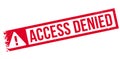 Access Denied rubber stamp Royalty Free Stock Photo