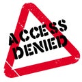 Access Denied rubber stamp Royalty Free Stock Photo