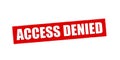 Access denied Royalty Free Stock Photo