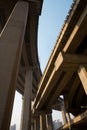 Access / Exit to Nanpu Bridge in Shanghai