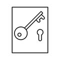 Access, file access Vector Icon which can easily modify Royalty Free Stock Photo