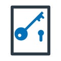 Access, file access Vector Icon which can easily modify Royalty Free Stock Photo