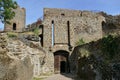 Access gate to the fortress of Polignac called `the mousetrap`