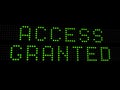 Access granted